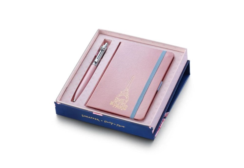 Sheaffer Sentinel Pink Emily in Paris zestaw prezentowy z notesem NOTEKA (2).jpg