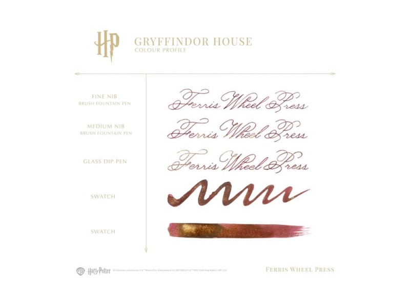 Ferris Wheel Press Atrament Gryffindor Harry Potter NOTEKA (3).jpg