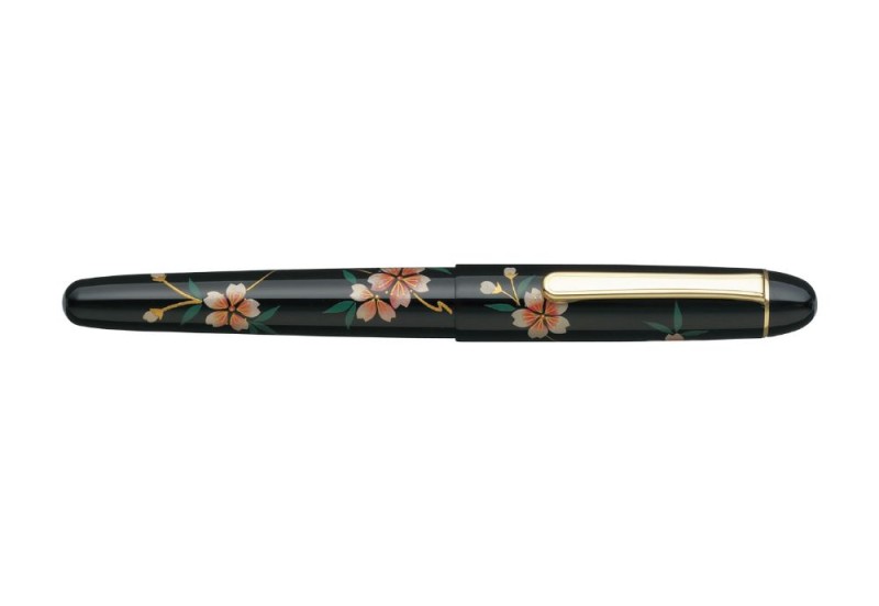 Platinum 3776 Century Silver Kaga Maki-e Sakura Pióro wieczne 14k.jpg