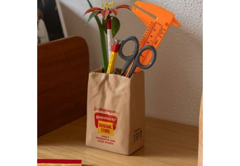 NOTEKA pojemnik kubek na ołówki BROWN BAG PENCO (10).jpg