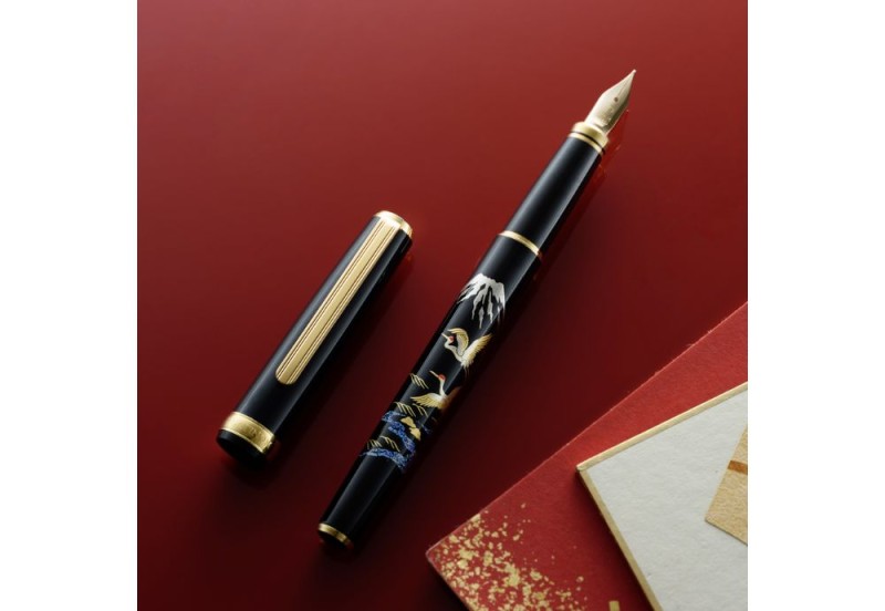 Platinum Vicoh Pióro Wieczne Maki-e Crane (2).jpg