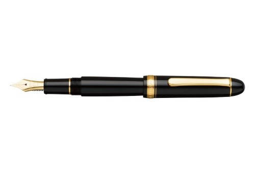 Platinum 3776 Century Black in Black Pióro wieczne 14k