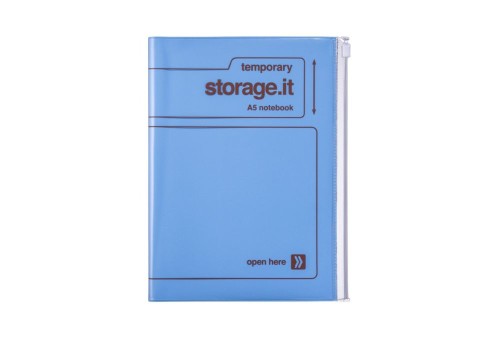 Mark's Japan Storage.it Notes z Kieszonką Niebieski