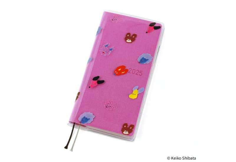 Hobonichi Okładka PVC Keiko Shibata_ Clear Cover for Weeks (Dog Ears Fluttering in the Wind) weeks NOTEKA (2).jpg