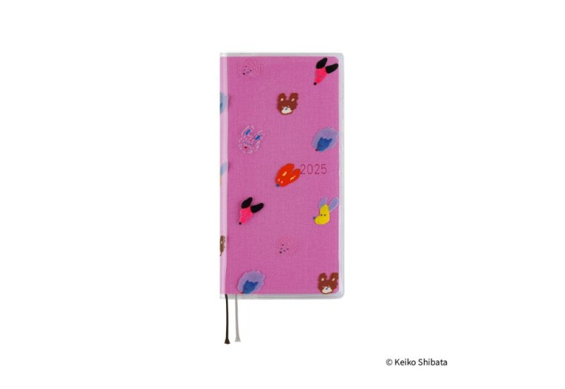 Hobonichi Okładka PVC Keiko Shibata_ Clear Cover for Weeks (Dog Ears Fluttering in the Wind) weeks NOTEKA.jpg