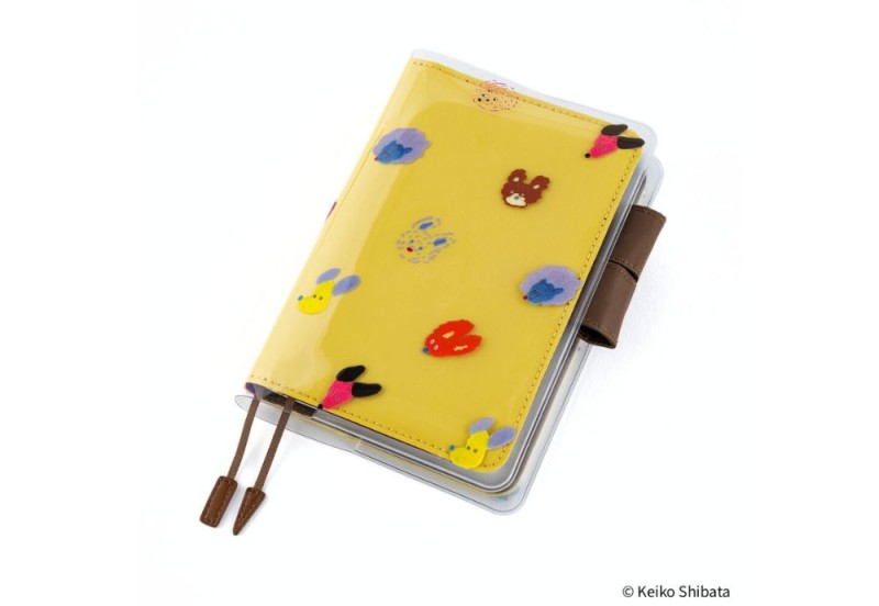 Hobonichi Okładka PVC Keiko Shibata_ Cover on Cover for A6 Size (Dog Ears Fluttering in the Wind) NOTEKA (2).jpg