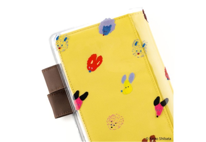 Hobonichi Okładka PVC Keiko Shibata_ Cover on Cover for A6 Size (Dog Ears Fluttering in the Wind) NOTEKA (5).jpg