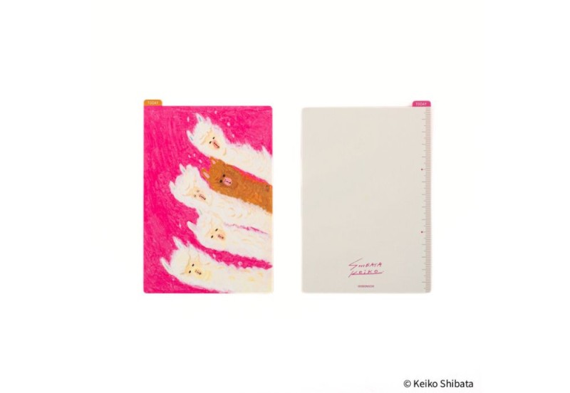 Hobonichi Techo Pencil Board A6 (Keiko Shibata_ Upwind alpacas) - podkładka do pisania NOTEKA (2).jpg