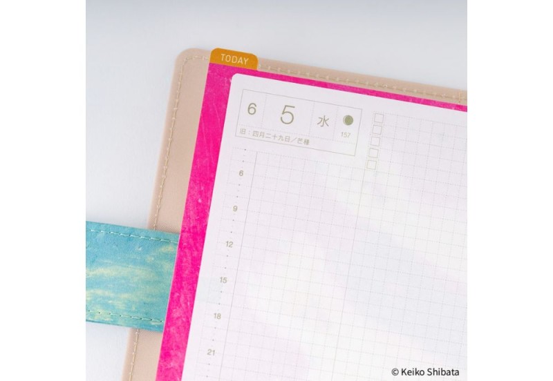 Hobonichi Techo Pencil Board A6 (Keiko Shibata_ Upwind alpacas) - podkładka do pisania NOTEKA (3).jpg