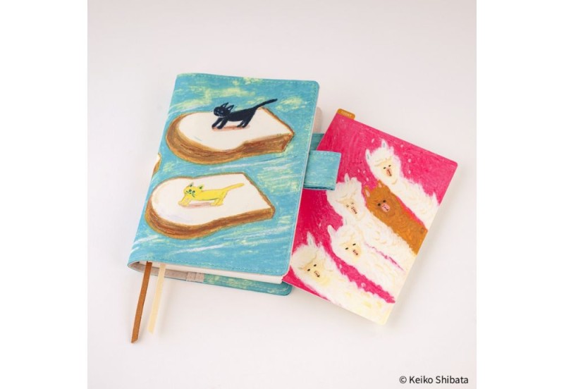 Hobonichi Techo Pencil Board A6 (Keiko Shibata_ Upwind alpacas) - podkładka do pisania NOTEKA (4).jpg