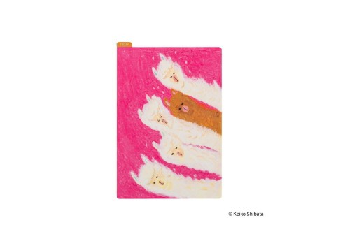 Hobonichi Techo Pencil Board A6 (Keiko Shibata: Upwind alpacas) - podkładka do pisania