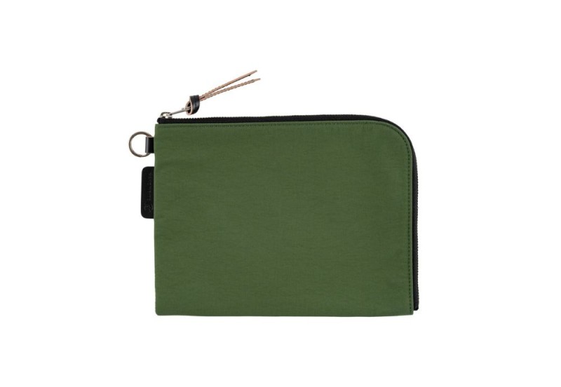 Hobonichi etui tragen flat pouch a6 green NOTEKA.jpg