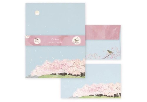 COZYCA Letter Set Zestaw Papeteria: Omori Yuko - Sakura
