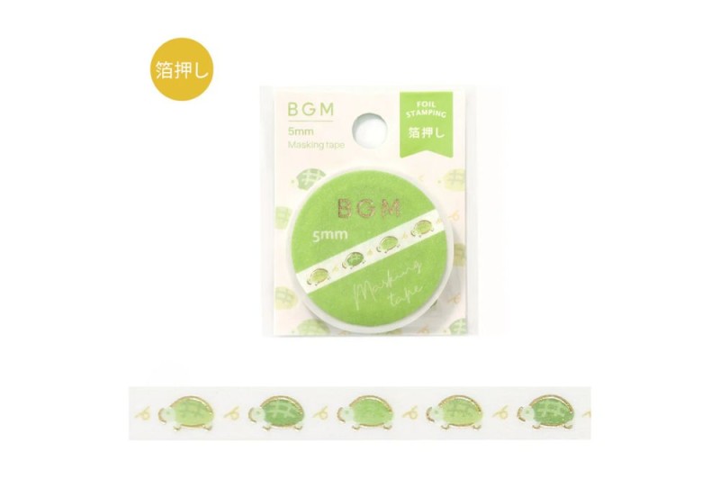 BGM Taśma 5mm turtle żółw NOTEKA.jpg