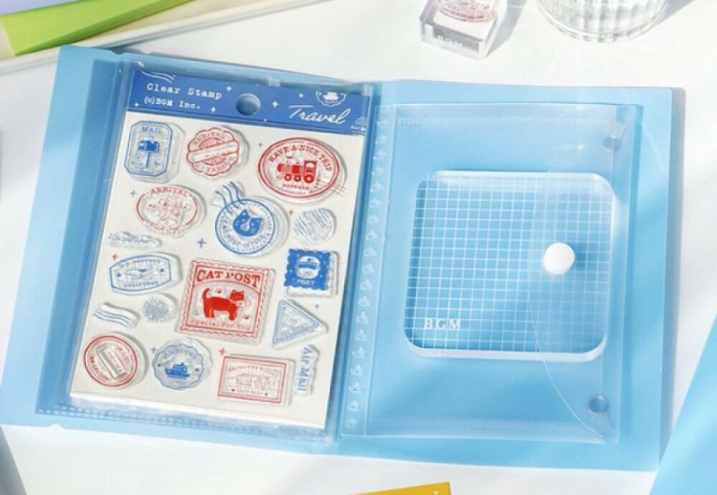 BGM Clear Stamp File Album na przezroczyste stemple - Baby Blue NOTEKA (4).jpg