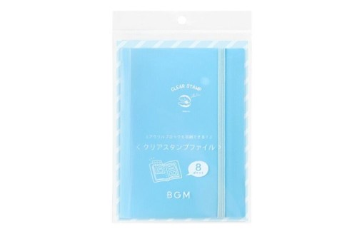BGM Clear Stamp File Album na przezroczyste stemple - Baby Blue