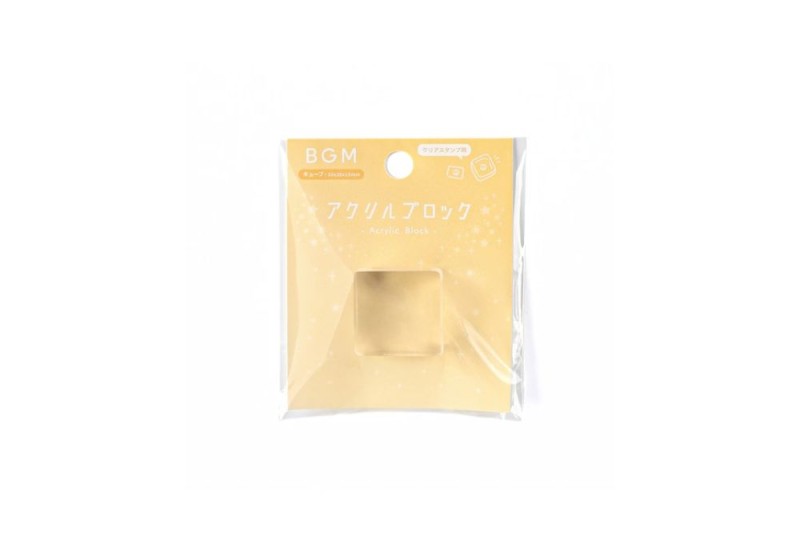 BGM Clear Stamp Acrylic Block Blok akrylowy do stempli kostka NOTEKA.jpg