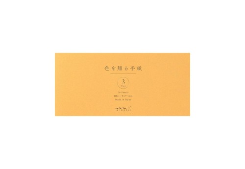 Papier listowy Midori 84 x 177 mm Giving a Colour Złoty 
