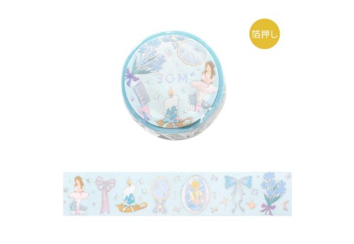 BGM Taśma Washi 20 mm - Ballerina Blue
