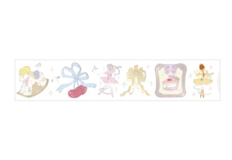 BGM Taśma washi Ballerina Yellow NOTEKA (2).jpg