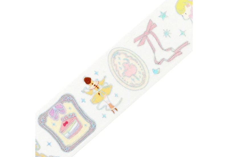 BGM Taśma washi Ballerina Yellow NOTEKA.jpg