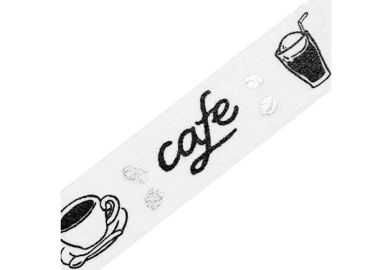 BGM Taśma Washi Monotone Silver Foil 15 mm - Cafe 15 mm  NOTEKA (2).jpg