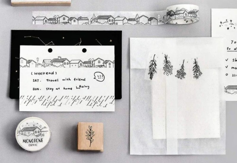 BGM Taśma Washi Monotone Silver Foil 15 mm - Cafe 15 mm NOTEKA.jpg