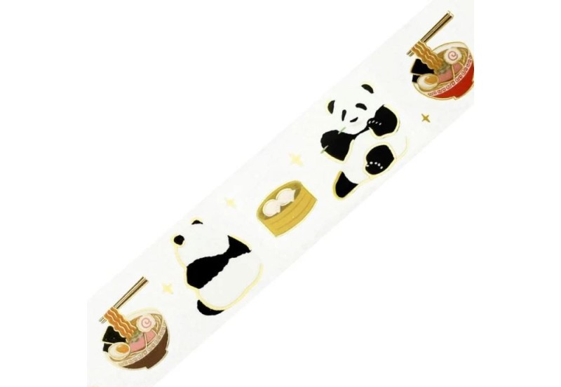BGM Taśma Washi Clear Tape Panda NOTEKA (2).jpg