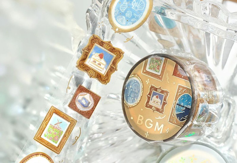 BGM Taśma Washi Clear Tape Decorative Painting NOTEKA (3).jpg