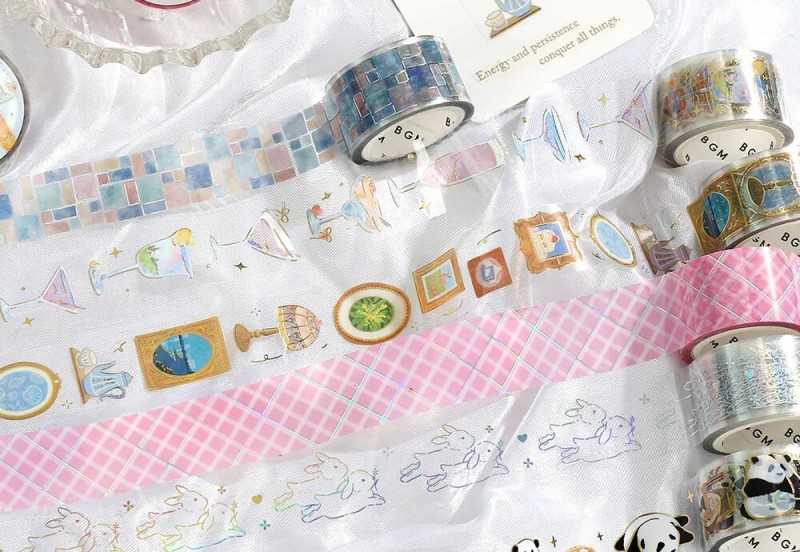 BGM Taśma Washi Clear Tape Decorative Painting NOTEKA (6).jpg
