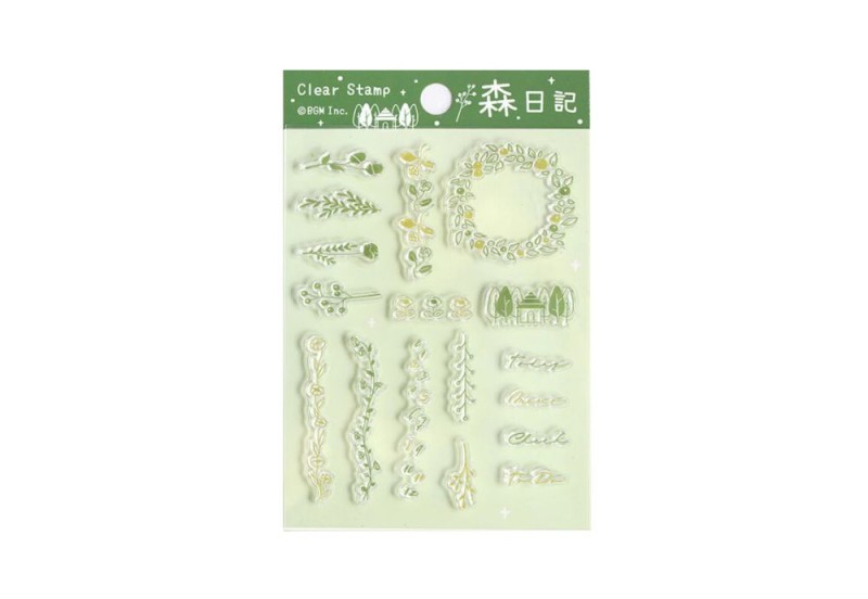 BGM Clear Stamp Przezroczyste stempelki Clear Stamp Forest Diary NOTEKA.jpg