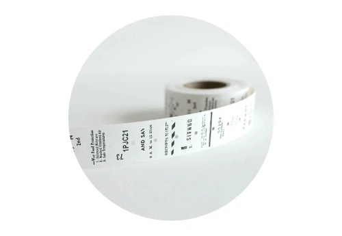 Yohaku Naklejki Labeler Roll Sticker - czarne