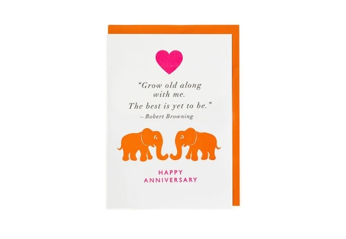 Archivist Gallery Kartka Anniversary Elephants