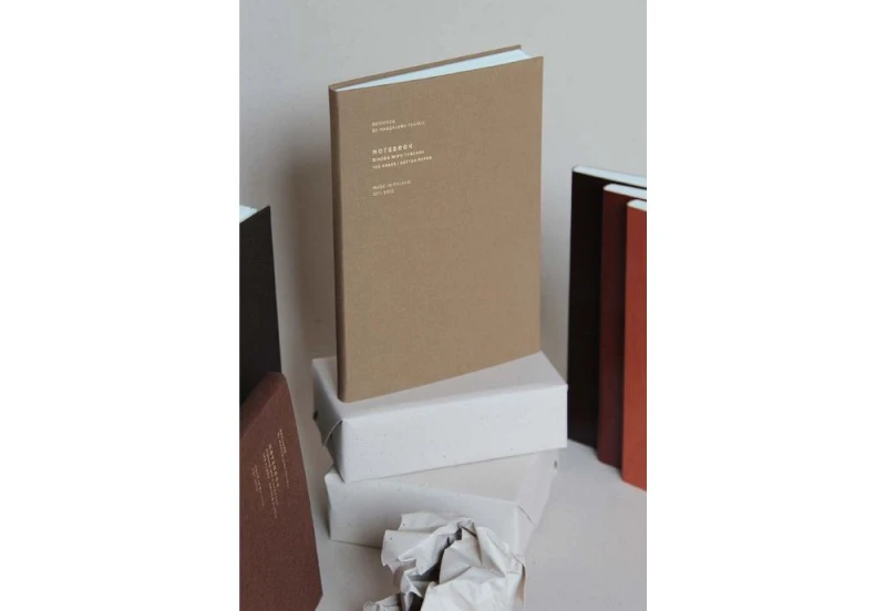 Magdalena Tekieli notes w kropki Paper Love Chocolate Brown canvas NOTEKA (2).jpg