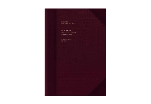 Magdalena Tekieli Paper Love Sienna Planner Burgundy