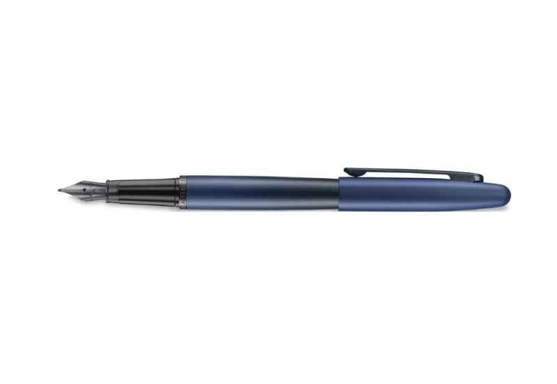 Sheaffer VFM Matt Blue With Matt Black PVD Trims Fountain Pen NOTEKA.jpg