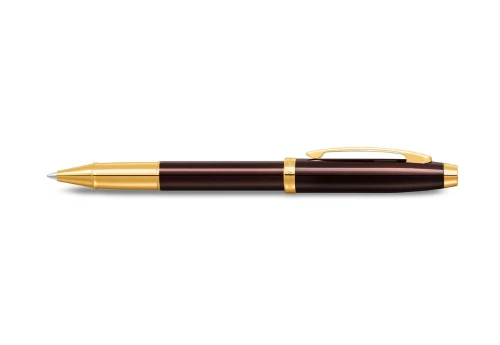 Sheaffer 100 Coffee Brown with Gold Trim Długopis brązowy
