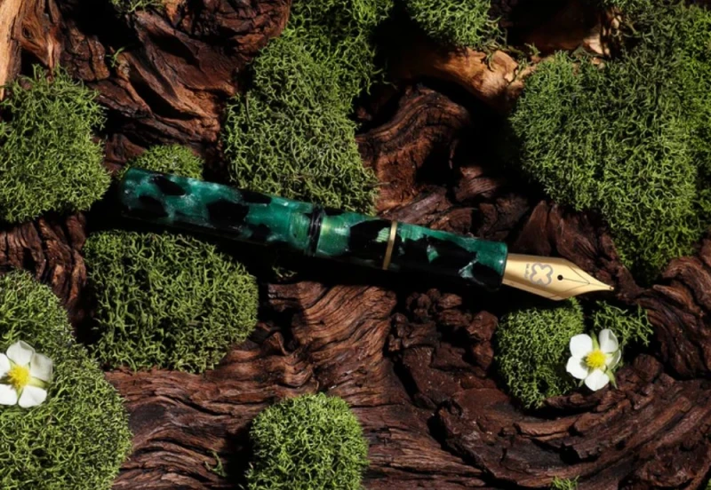 Pióro Wieczne esterbrook niblet estie Evergreen Gold Trim NOTEKA (4).jpg
