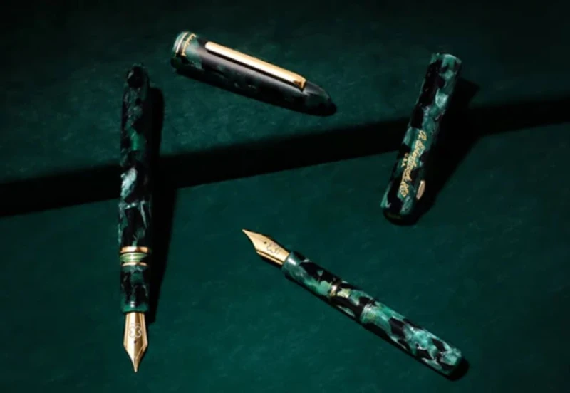 Pióro Wieczne esterbrook niblet estie Evergreen Gold Trim NOTEKA (5).jpg