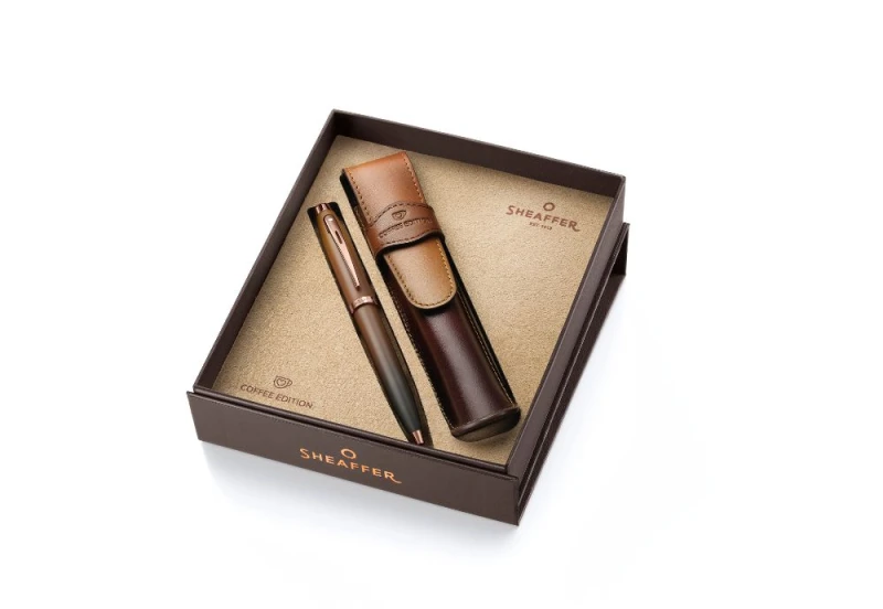 Sheaffer zestaw coffee edition długopis 100 + etui coffee NOTEKA.jpg