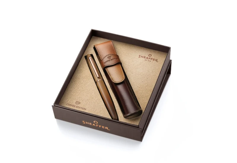 Sheaffer Coffee Edition pióro wieczne vfm + skórzane etui NOTEKA.jpg