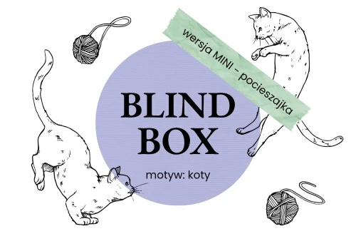 NOTEKA Zestaw BLIND BOX #3' - motyw: koty - WERSJA MINI