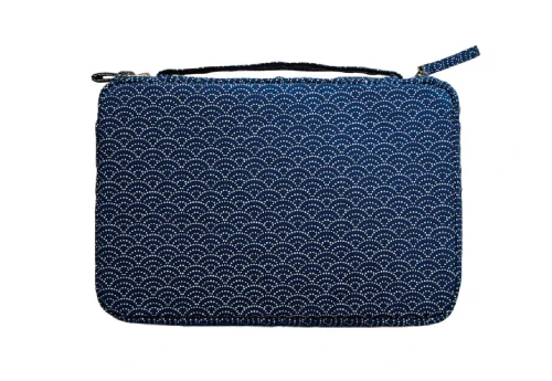 Kyoku Haku Zippered Pen Case Seigaiha - piórnik na 20 instrumentów