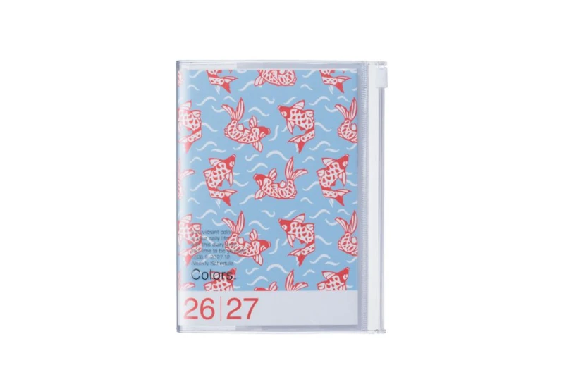 mark's japan kalendarz a6 patterns fish 2026 2027 NOTEKA.jpg