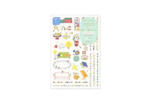 Naklejki Midori Yuru Log 2 Arkusze - Życie codzienne