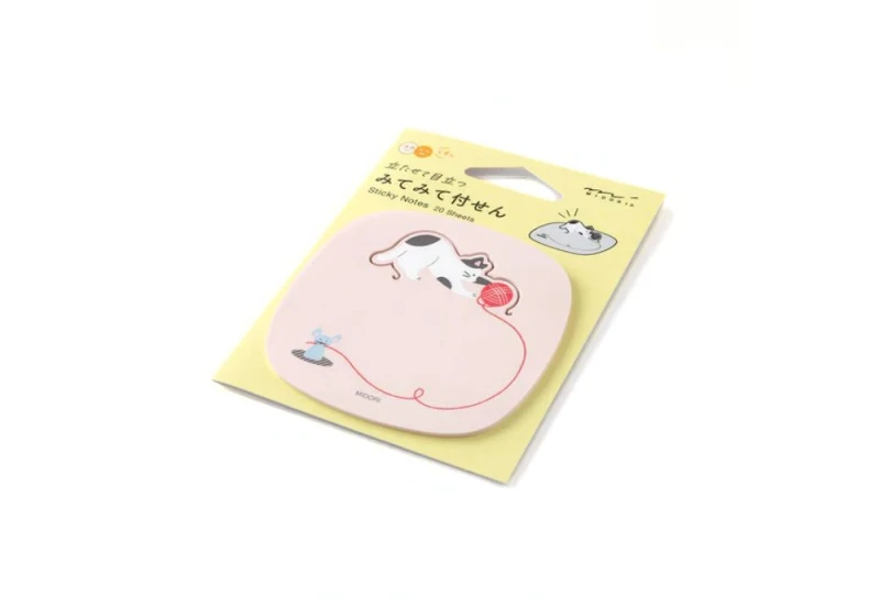 Midori Karteczki samoprzylepne Sticky Notes Pop-up - Kot NOTEKA (2).jpg