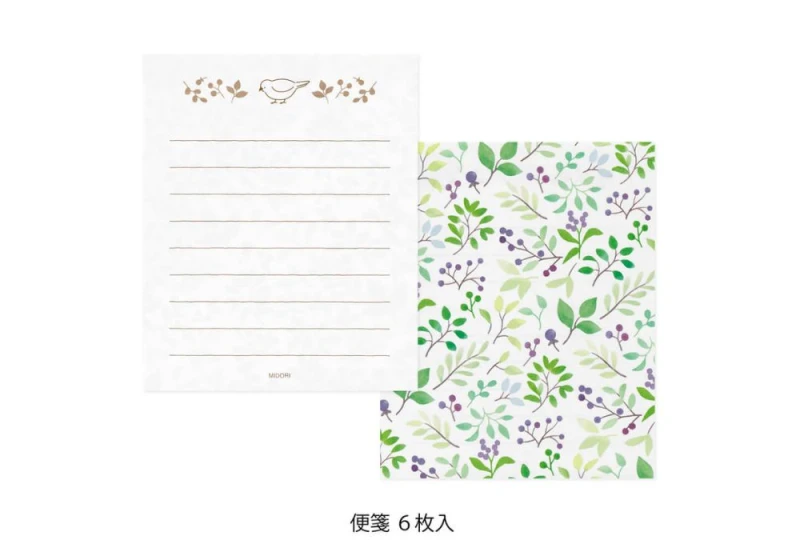 Midori Mini Papeteria z naklejkami 944 - Ptaszki NOTEKA (3).jpg