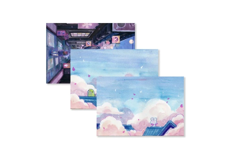 Esterbrook x sakura dragon postcard pocztówka NOTEKA (2).jpg