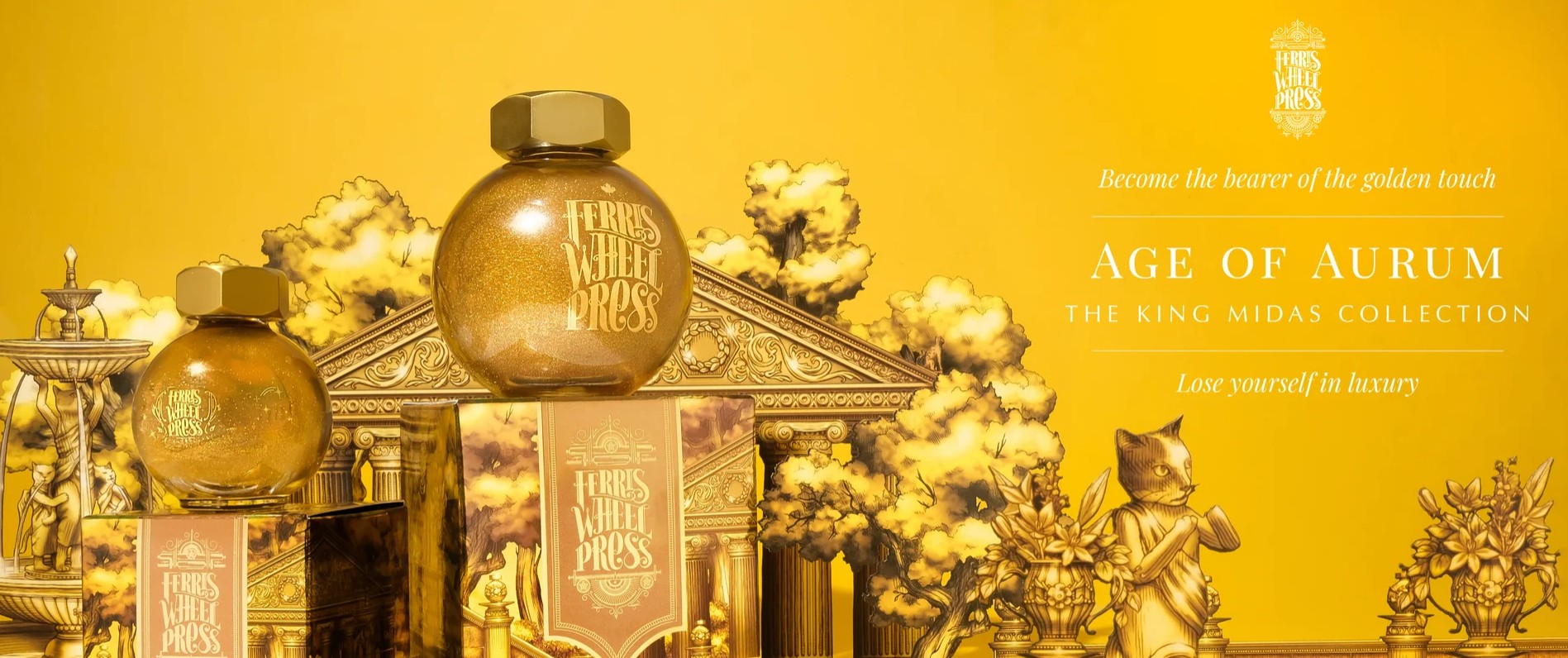 Ferrris Wheel Press FerriTales King of Aurum King Midas NOTEKA